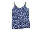 Blusa Michael Kors De Tirantes Azul/blanco Petite De Mujer