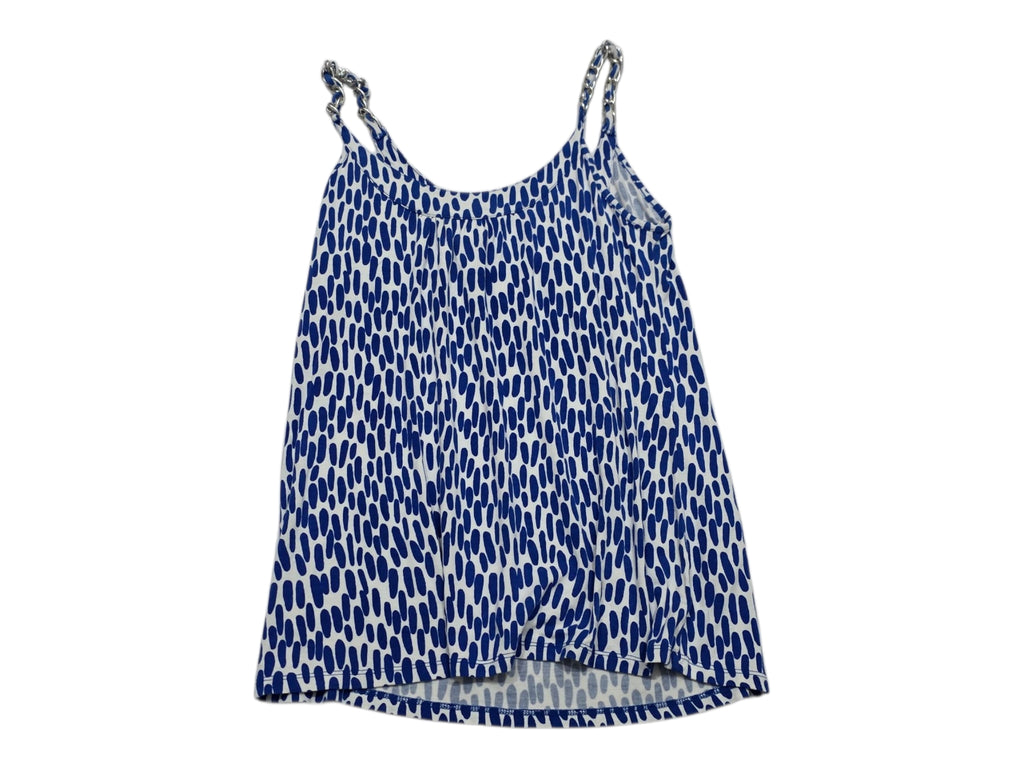 Blusa Michael Kors De Tirantes Azul/blanco Petite De Mujer