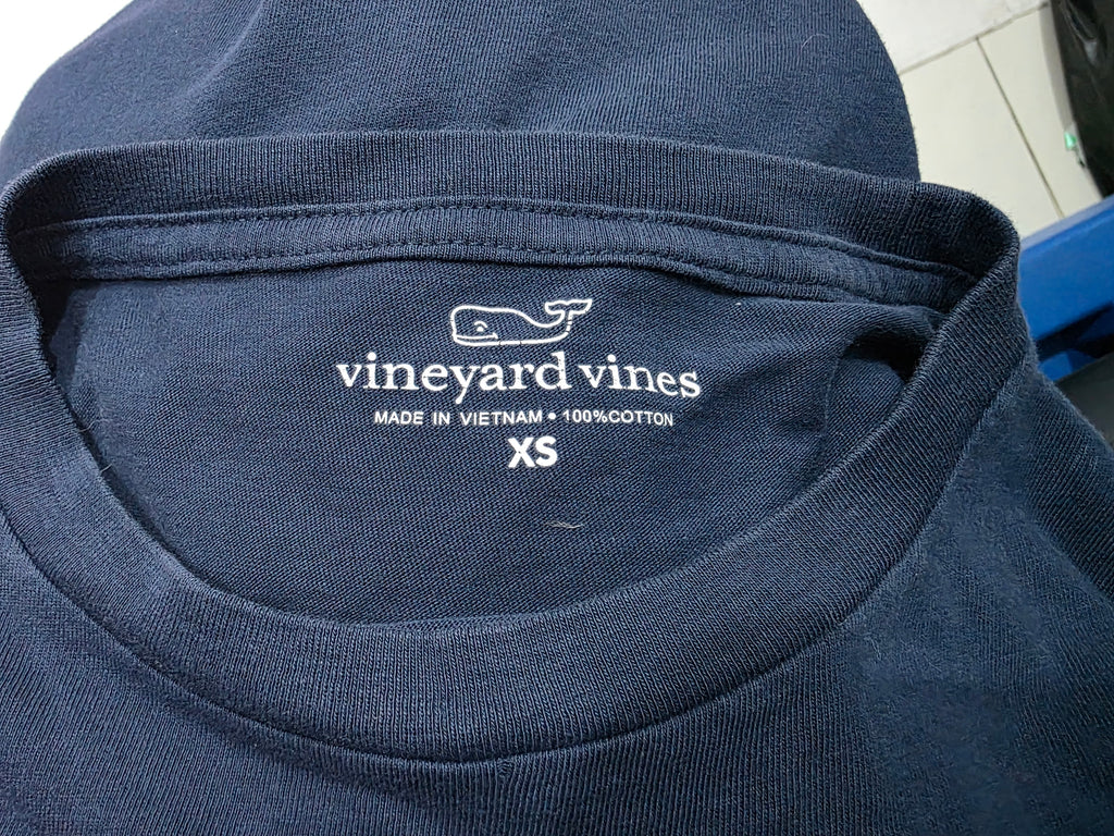 Playera Vineyard Vines Mujer Azul Manga Larga Extra Chica