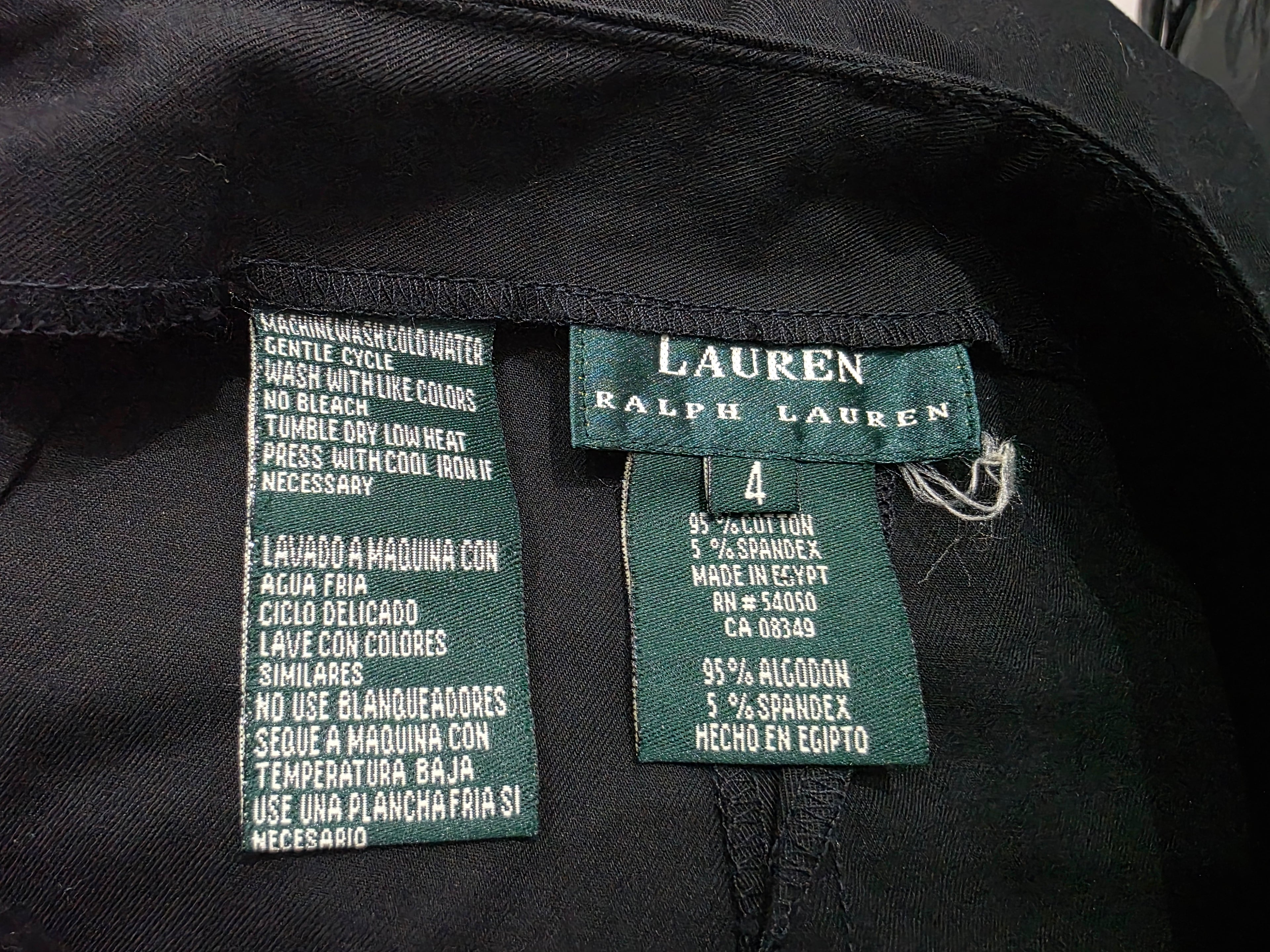 Falda Ralph Lauren De Mujer Talla 4 Color Negro