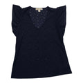 Blusa De Encaje Michael Kors Chica Color Azul Marino