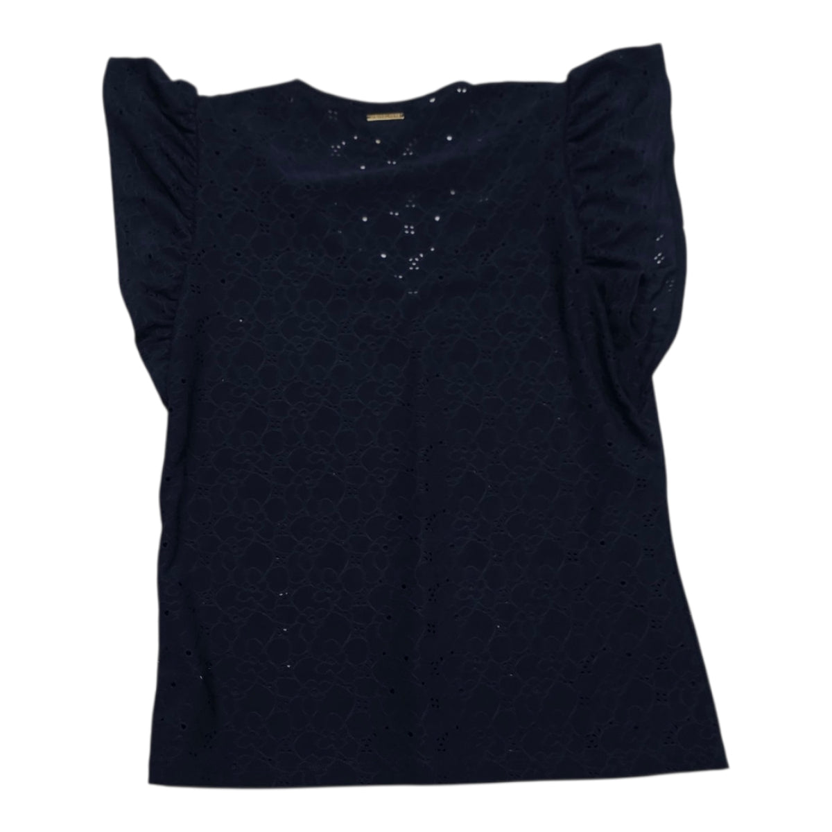 Blusa De Encaje Michael Kors Chica Color Azul Marino