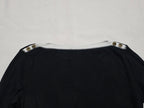 Playera Ralph Lauren Color Negro Manga Larga De Mujer