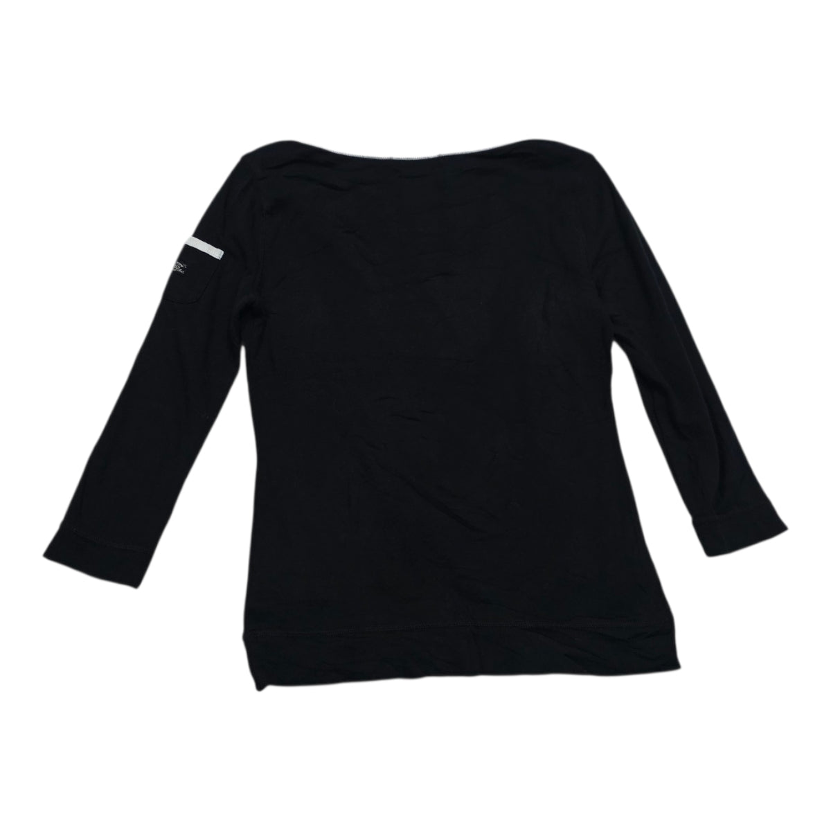Playera Ralph Lauren Color Negro Manga Larga De Mujer