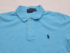 Playera Polo Ralph Lauren Classic Fit Celeste Talla Chica