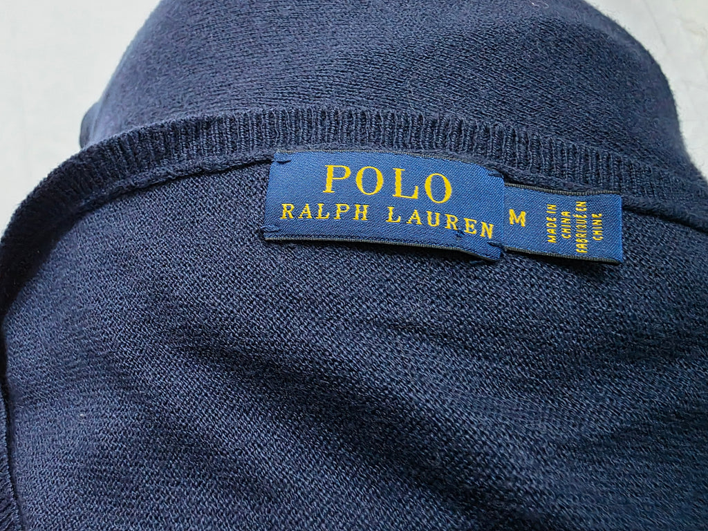 Sueter Polo Ralph Lauren De Mujer Talla Mediana Azul Oscuro
