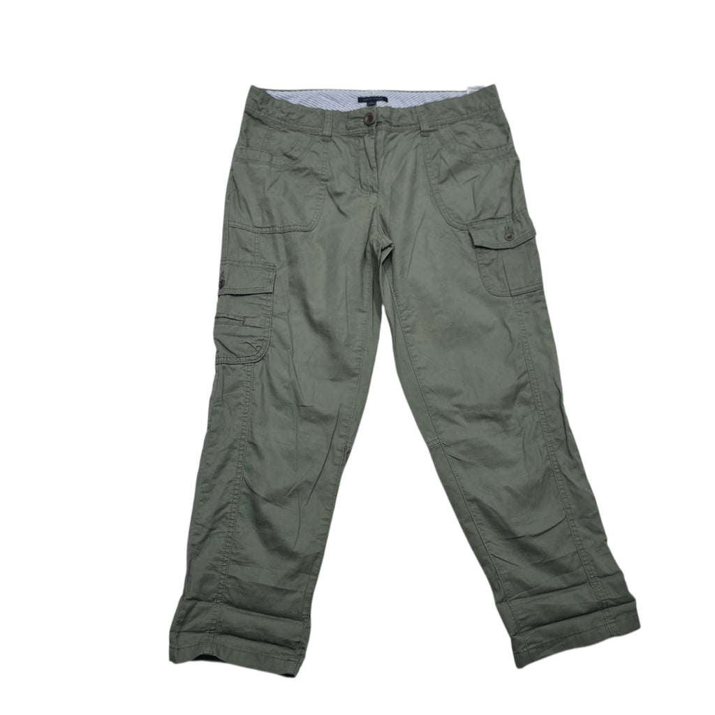 Pantalon Cargo Tommy Hilfiger De Mujer Talla 10 Color Verde