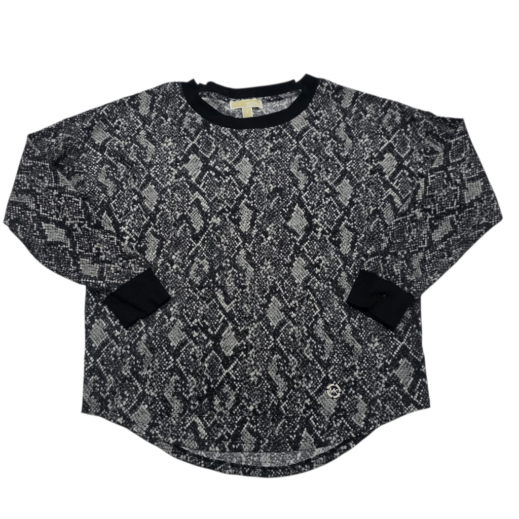 Blusa Michael Kors De Mujer Animal Print Color Gris