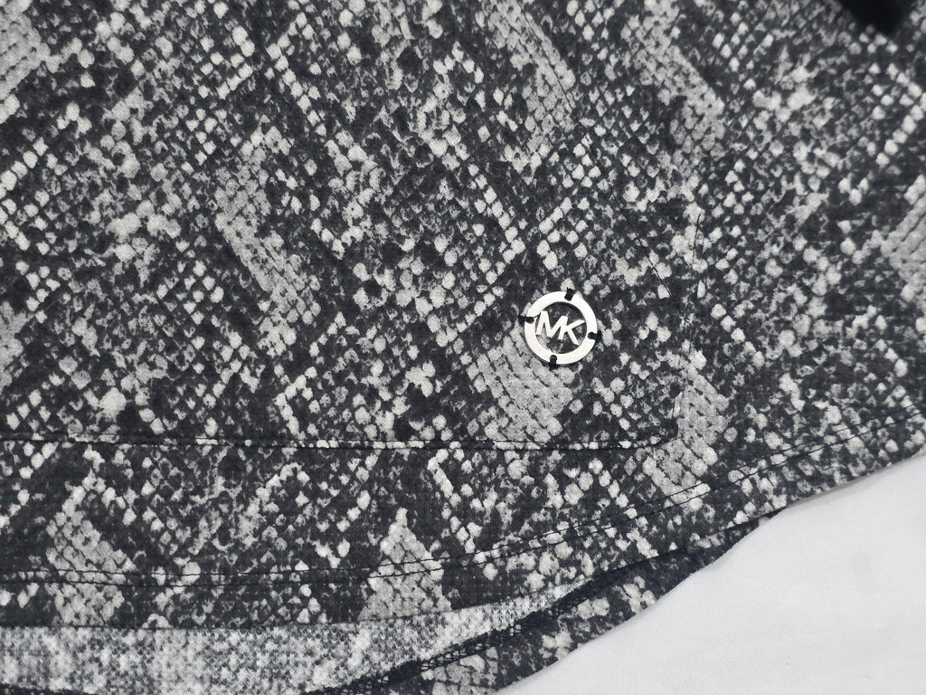 Blusa Michael Kors De Mujer Animal Print Color Gris
