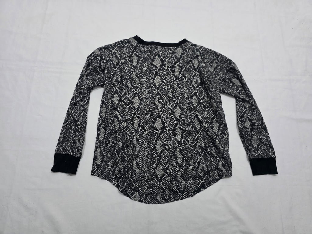 Blusa Michael Kors De Mujer Animal Print Color Gris