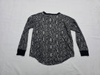 Blusa Michael Kors De Mujer Animal Print Color Gris