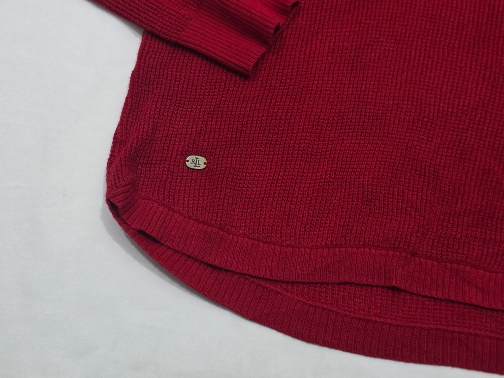 Sueter Ralph Lauren De Mujer Talla Mediana Color Rojo