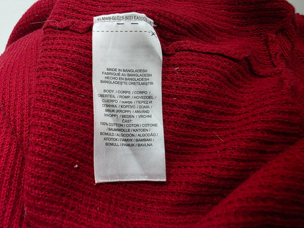 Sueter Ralph Lauren De Mujer Talla Mediana Color Rojo