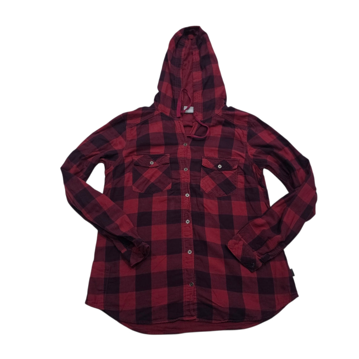 Camisa Con Gorro Columbia Color Rojo De Mujer Mediana