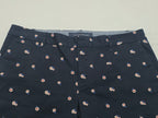 Bermuda Tommy Hilfiger Mujer Azul Marino Con Flores Talla 8