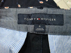 Bermuda Tommy Hilfiger Mujer Azul Marino Con Flores Talla 8