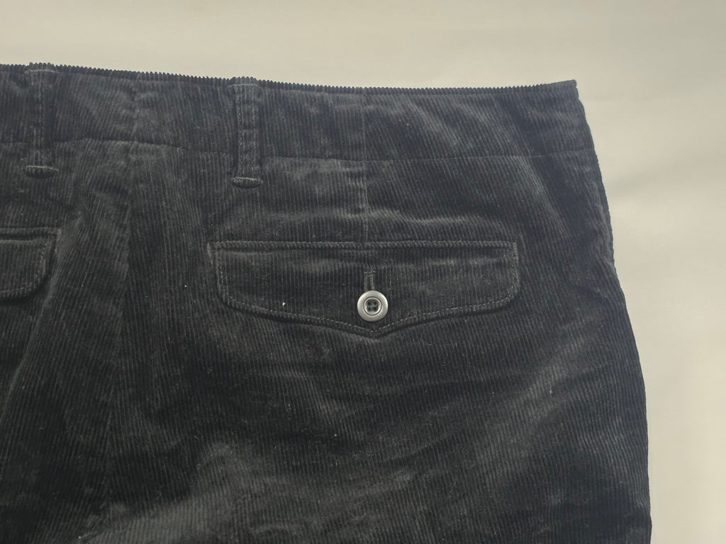 Pantalon De Equitación Ralph Lauren Sport Pana Color Negro