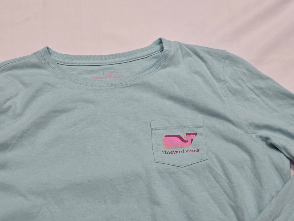 Playera Vineyard Vines Azul Claro De Mujer Talla Mediana