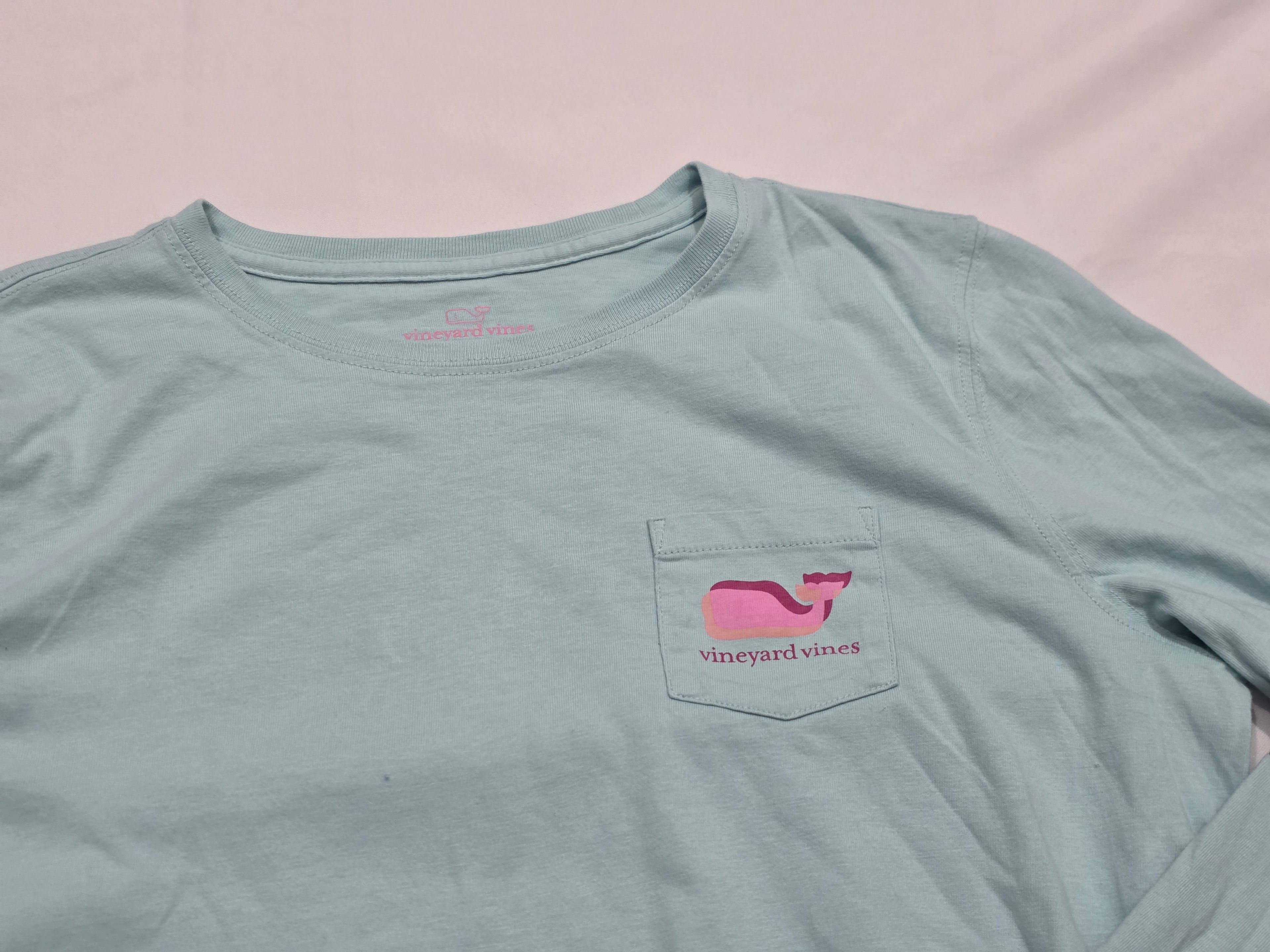 Playera Vineyard Vines Azul Claro De Mujer Talla Mediana