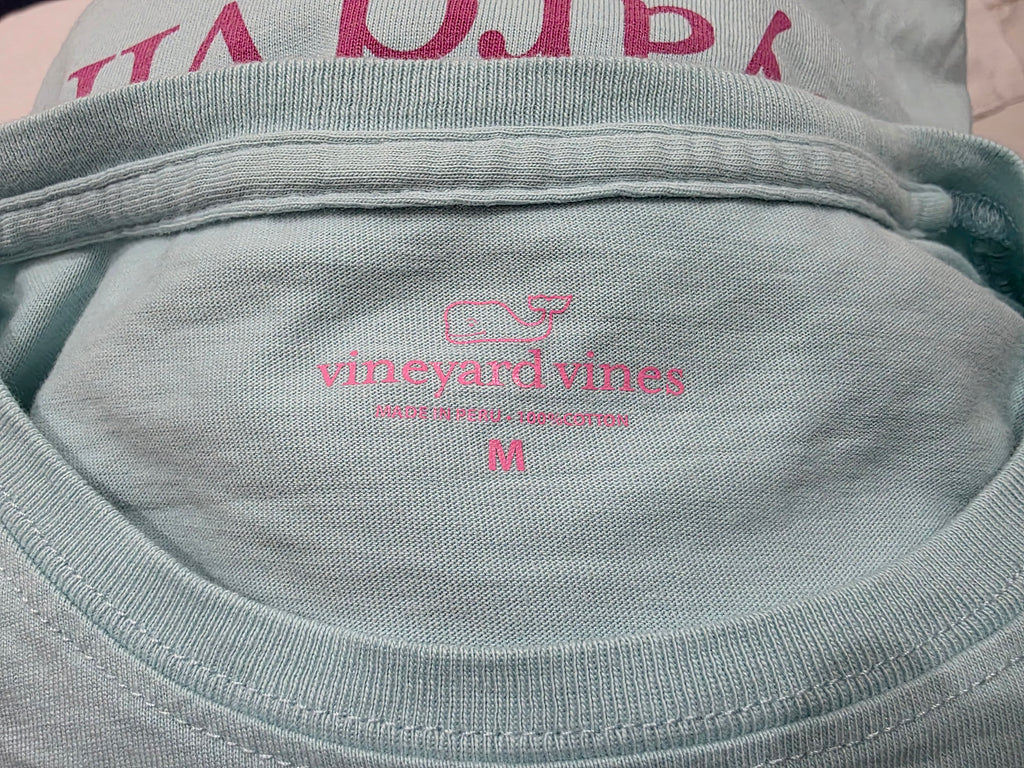 Playera Vineyard Vines Azul Claro De Mujer Talla Mediana