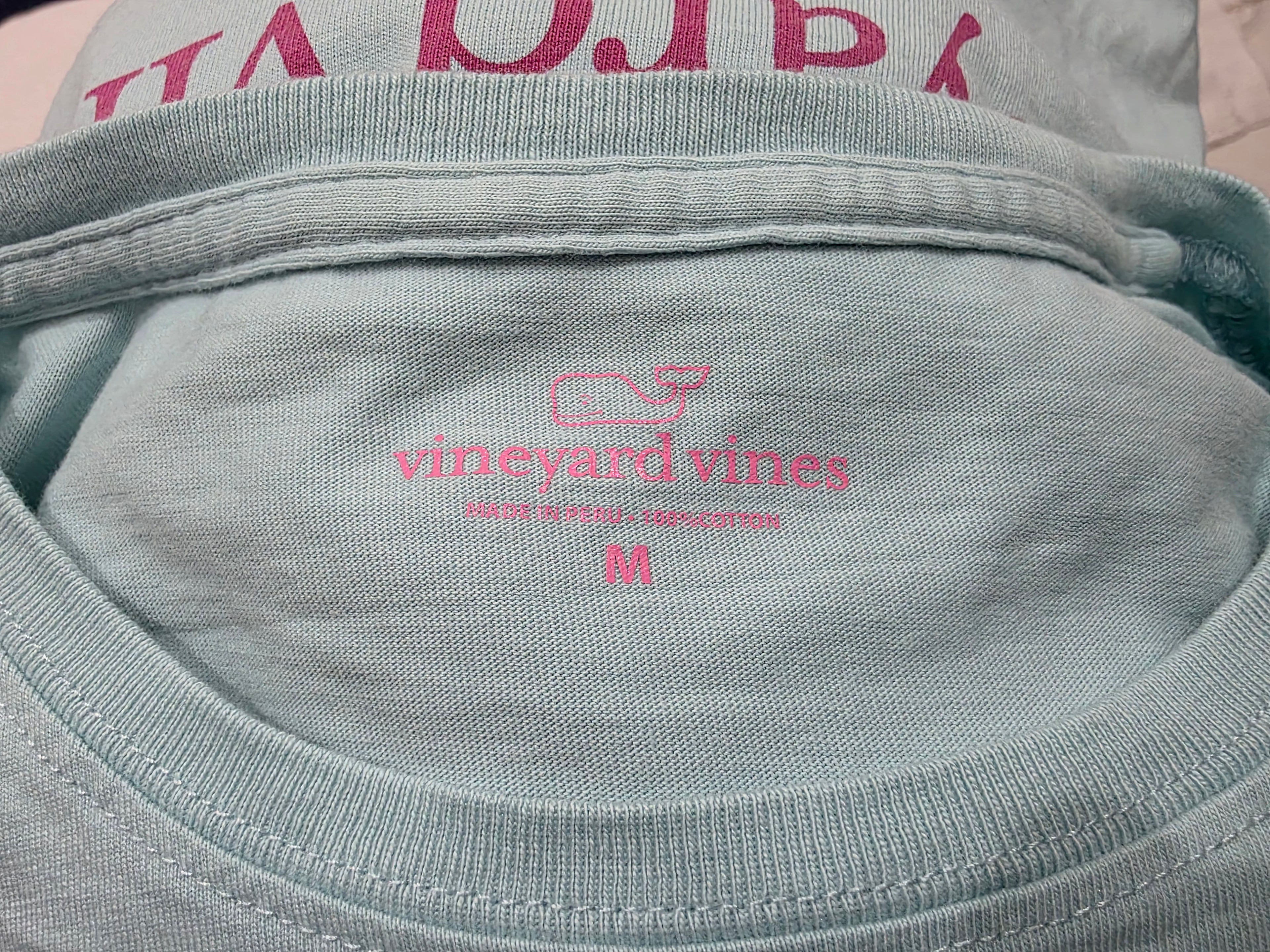 Playera Vineyard Vines Azul Claro De Mujer Talla Mediana