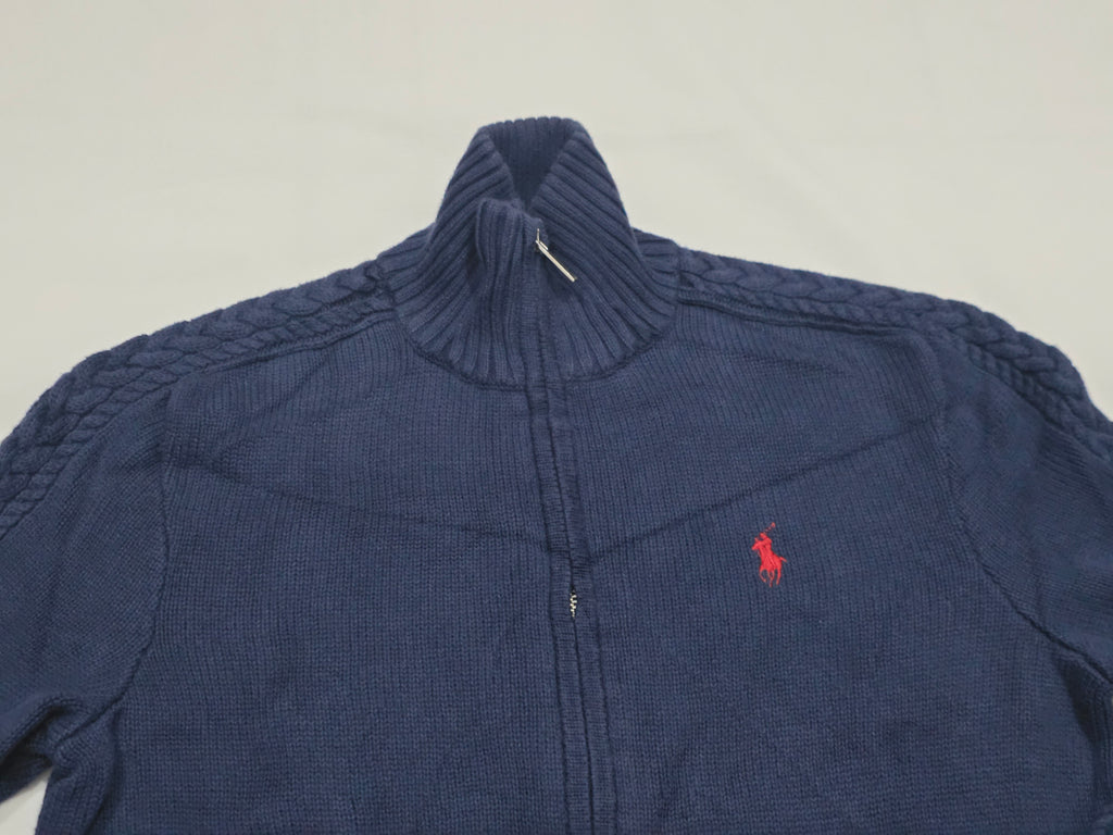 Sueter Ralph Lauren Sport De Mujer Azul Marino Poni Rojo
