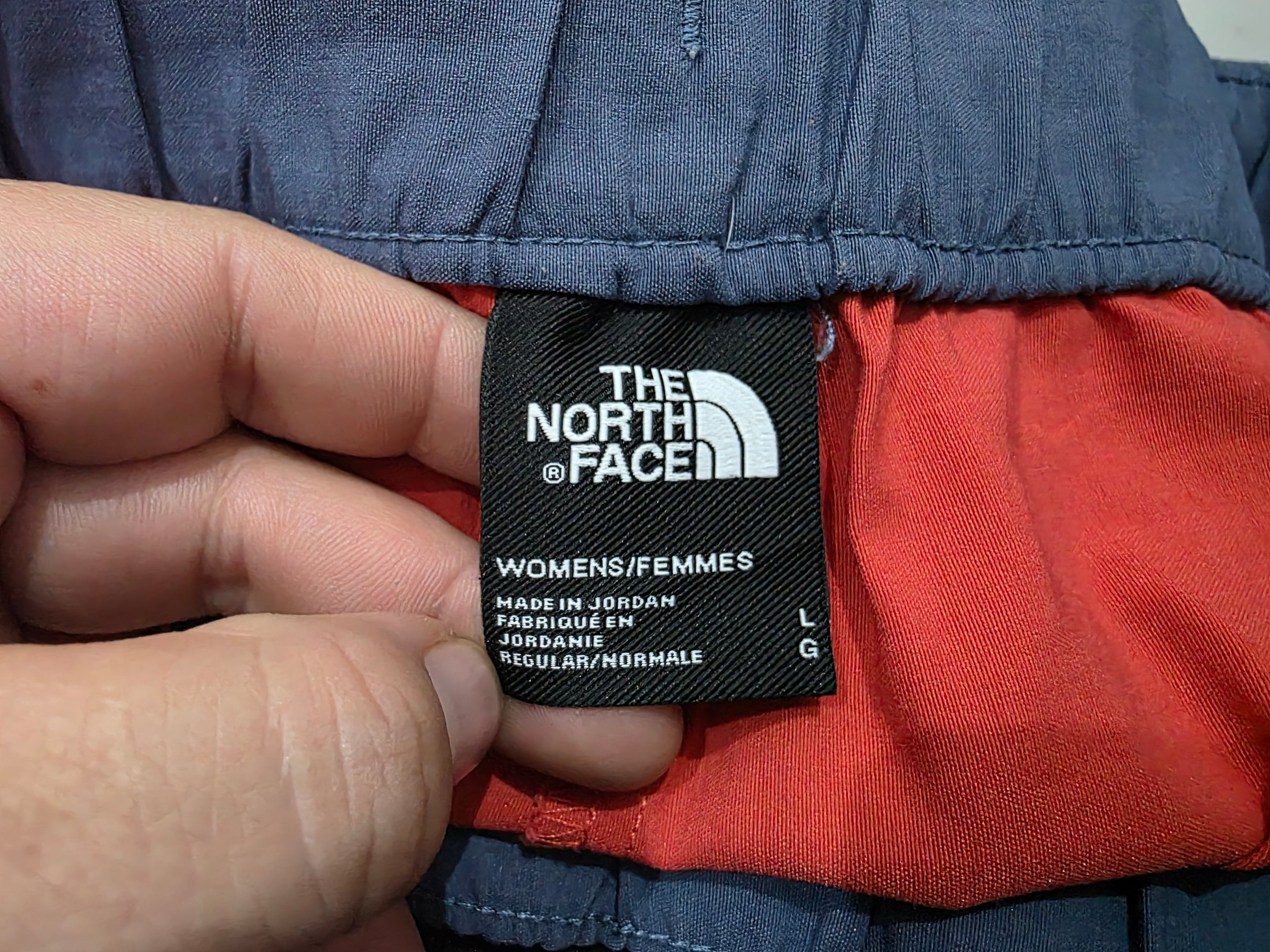 Short The North Face Mujer Talla Grande Color Rojo Con Azul