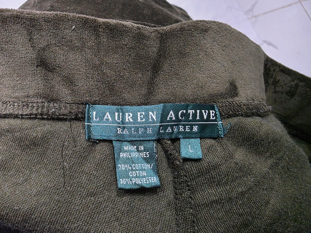 Pants Ralph Lauren De Terciopelo Color Verde De Mujer Grande