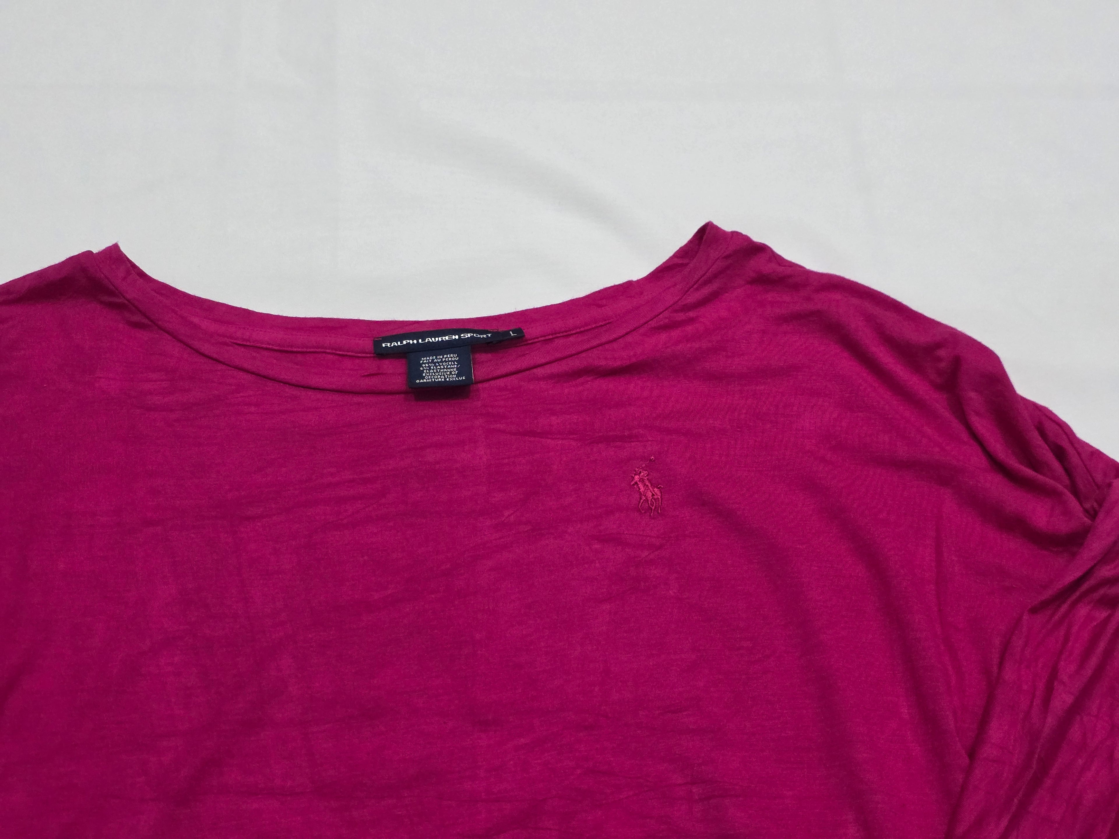 Playera Ralph Lauren Sport Bugambilia Mujer Talla Grande