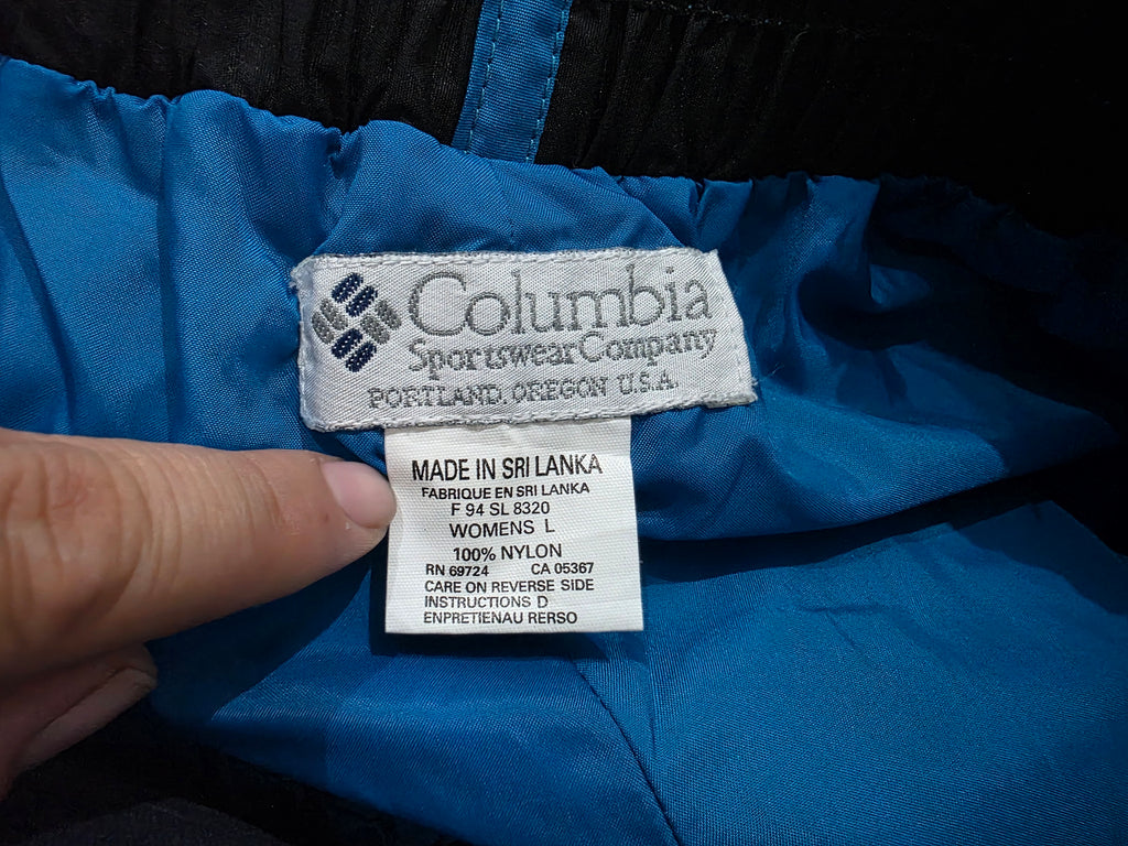 Pantalon Impermeable De Mujer Talla Grande Azul Columbia