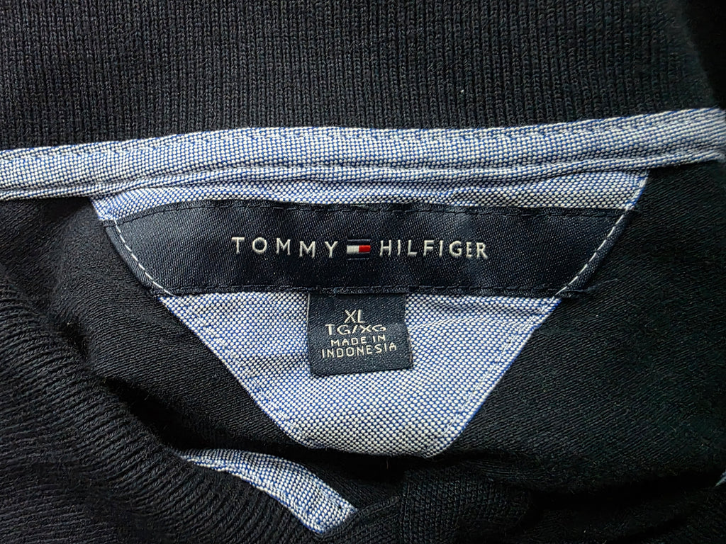 Playera Tommy Hilfiger Mujer Extra Grande Azul Larga Polo