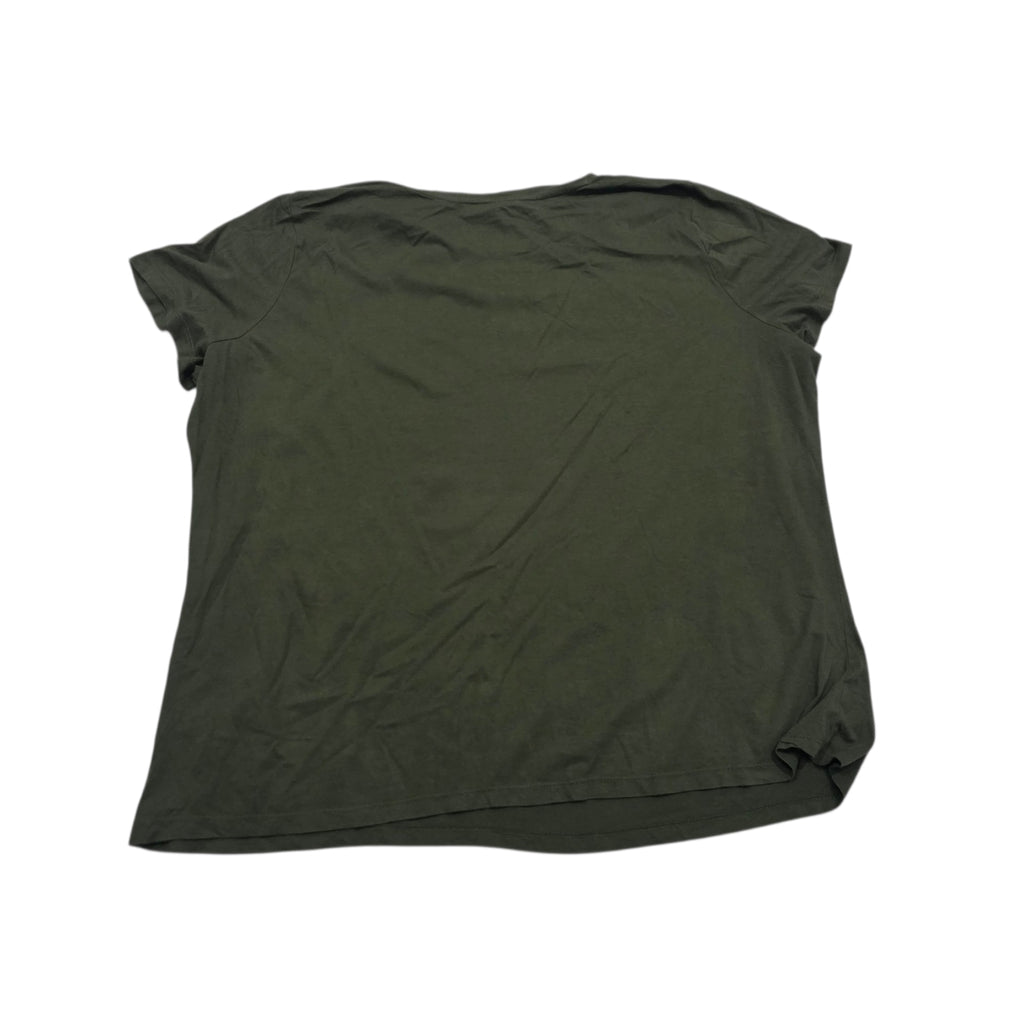 Playera Ralph Lauren De Mujer Talla 2x Color Verde Opaco