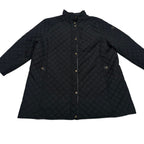 Chamarra Ralph Lauren Mujer Talla 3x Color Negro Con Botones