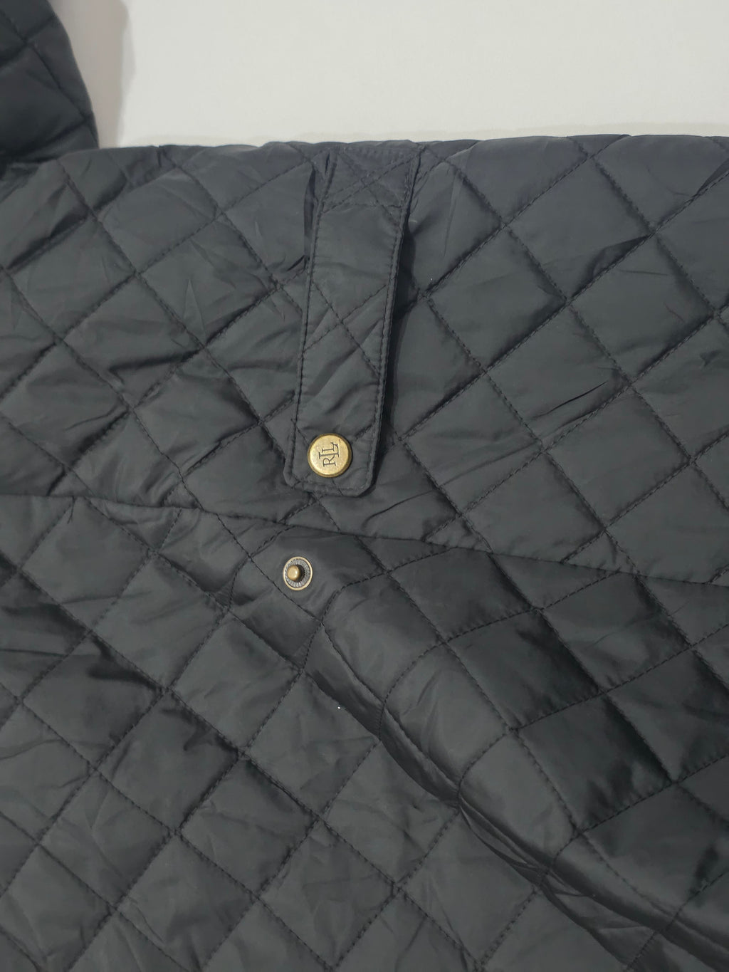 Chamarra Ralph Lauren Mujer Talla 3x Color Negro Con Botones
