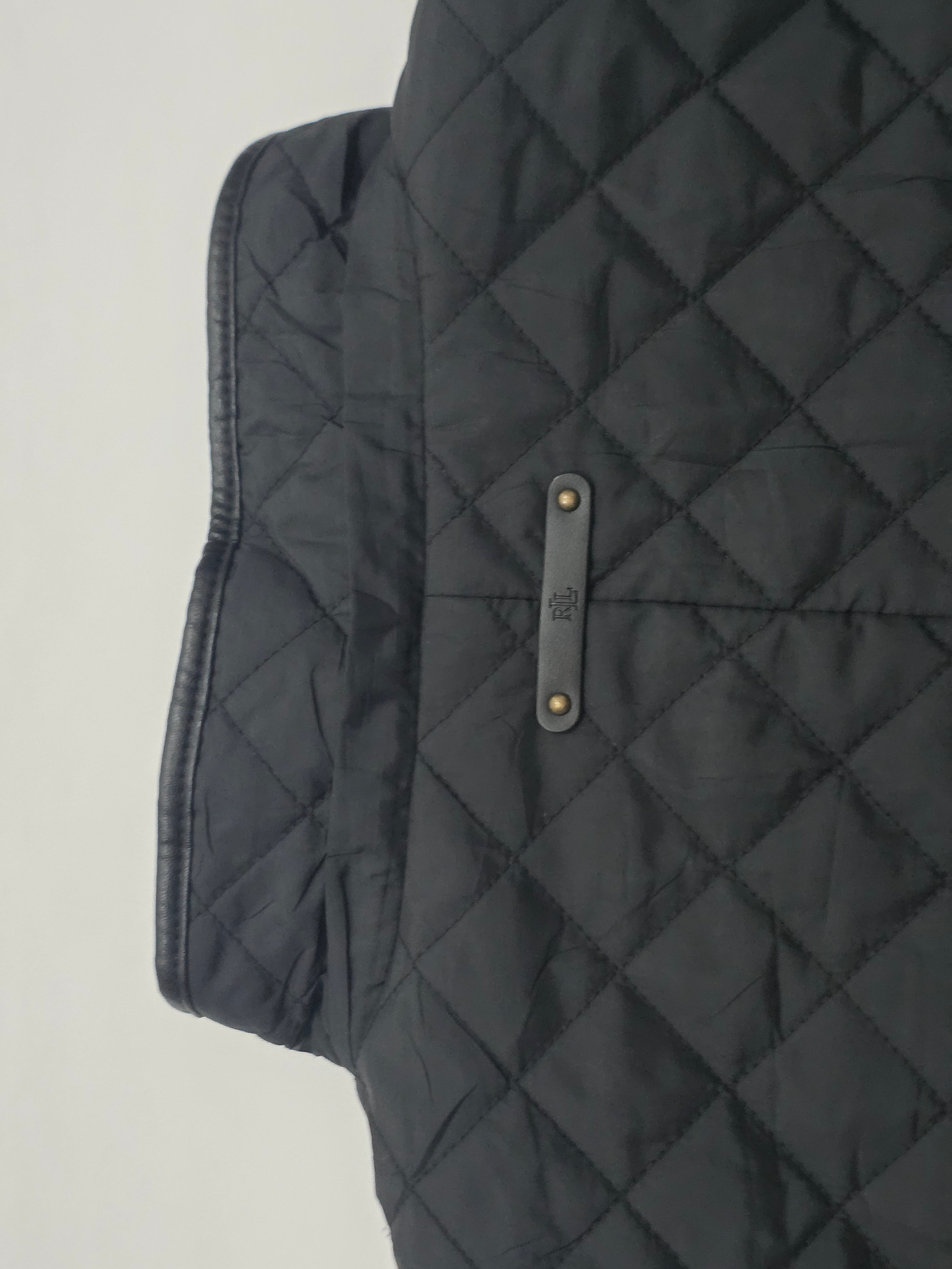 Chamarra Ralph Lauren Mujer Talla 3x Color Negro Con Botones