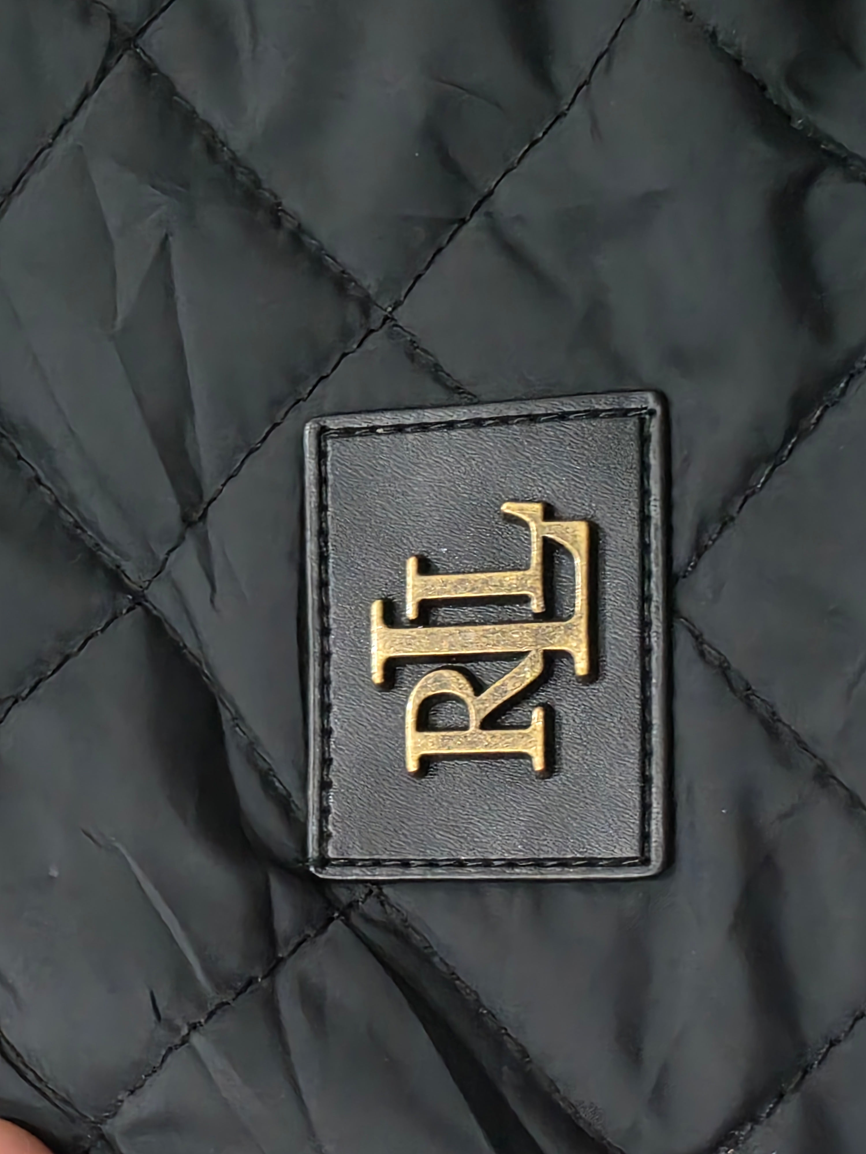 Chamarra Ralph Lauren Mujer Talla 3x Color Negro Con Botones