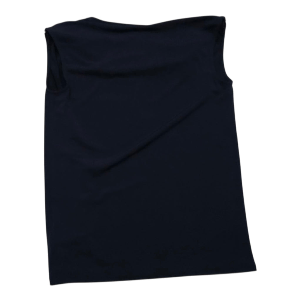 Blusa Tommy Hilfiger Mujer Extra Chica Escote Drapeado Azul