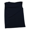 Blusa Tommy Hilfiger Mujer Extra Chica Escote Drapeado Azul