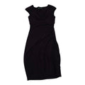 Vestido Ralph Lauren Talla 2 Mujer Morado Oscuro Manga Corta