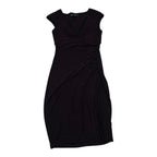 Vestido Ralph Lauren Talla 2 Mujer Morado Oscuro Manga Corta