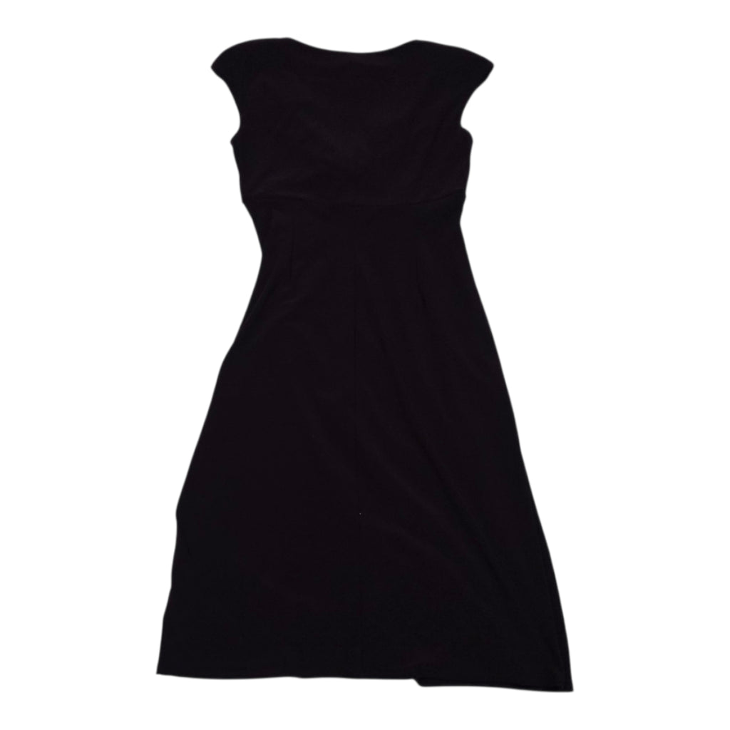 Vestido Ralph Lauren Talla 2 Mujer Morado Oscuro Manga Corta