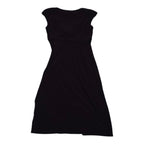 Vestido Ralph Lauren Talla 2 Mujer Morado Oscuro Manga Corta