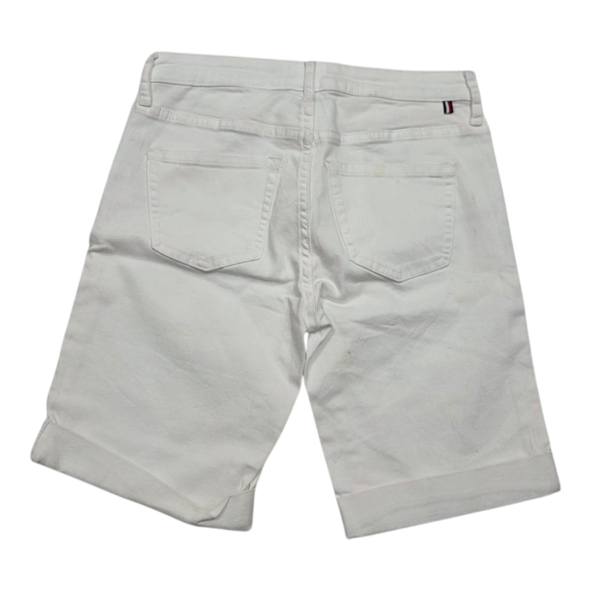Bermuda De Mezclilla Tommy Hilfiger Mujer 2 Color Blanco