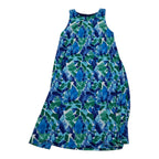 Vestido Ralph Lauren Talla 4 Azul Con Figuras