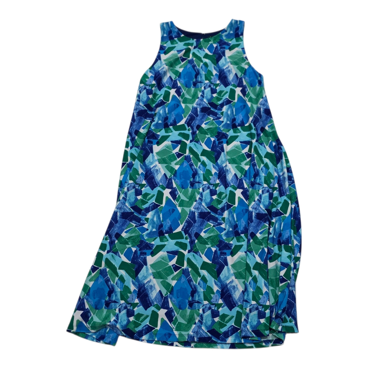 Vestido Ralph Lauren Talla 4 Azul Con Figuras