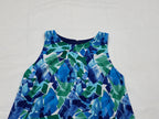 Vestido Ralph Lauren Talla 4 Azul Con Figuras