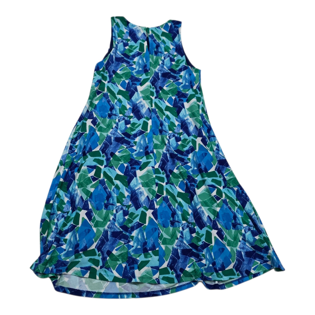 Vestido Ralph Lauren Talla 4 Azul Con Figuras