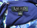 Vestido Ralph Lauren Talla 4 Azul Con Figuras