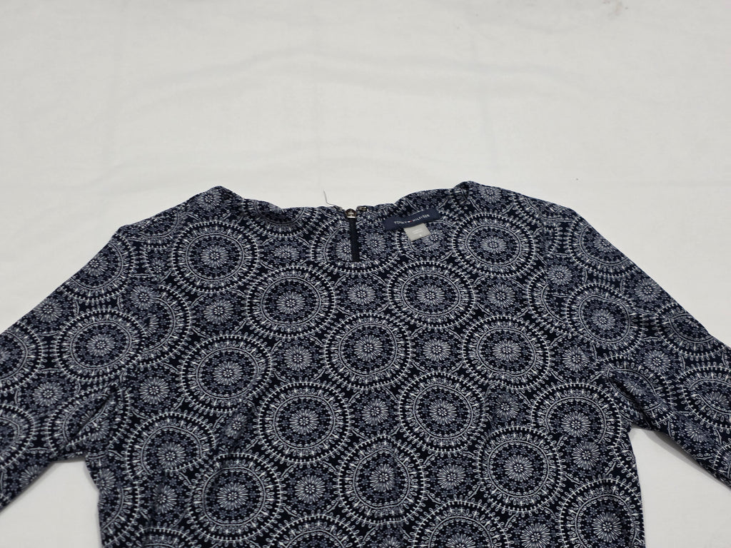 Vestido Tommy Hilfiger Mujer 4 Azul Marino Manga Amplia