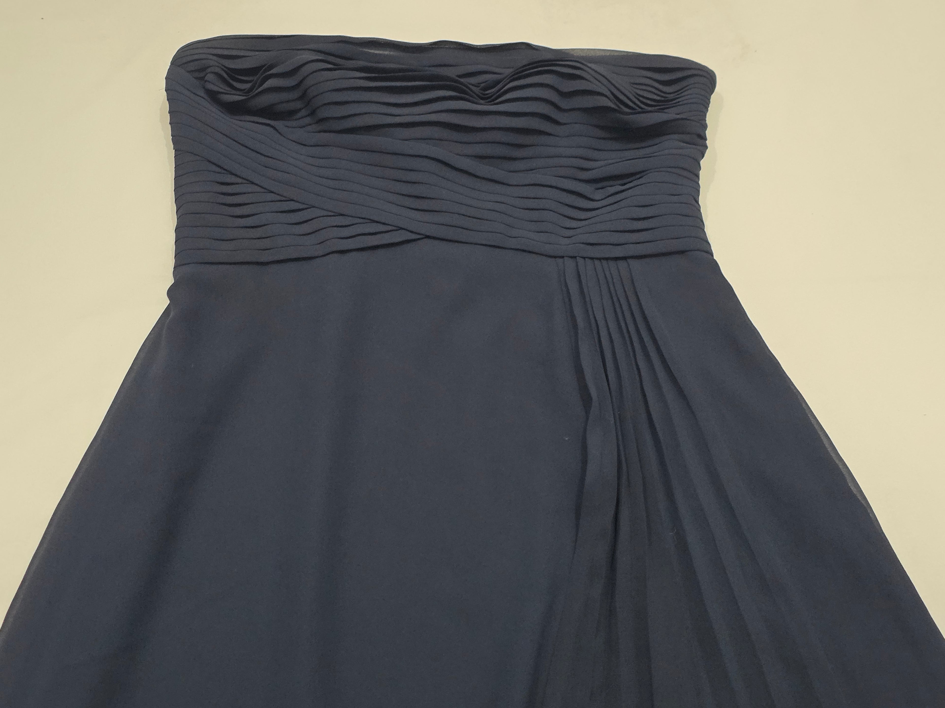 Vestido Ralph Lauren Strapple De Mujer Talla 6 Azul Marino